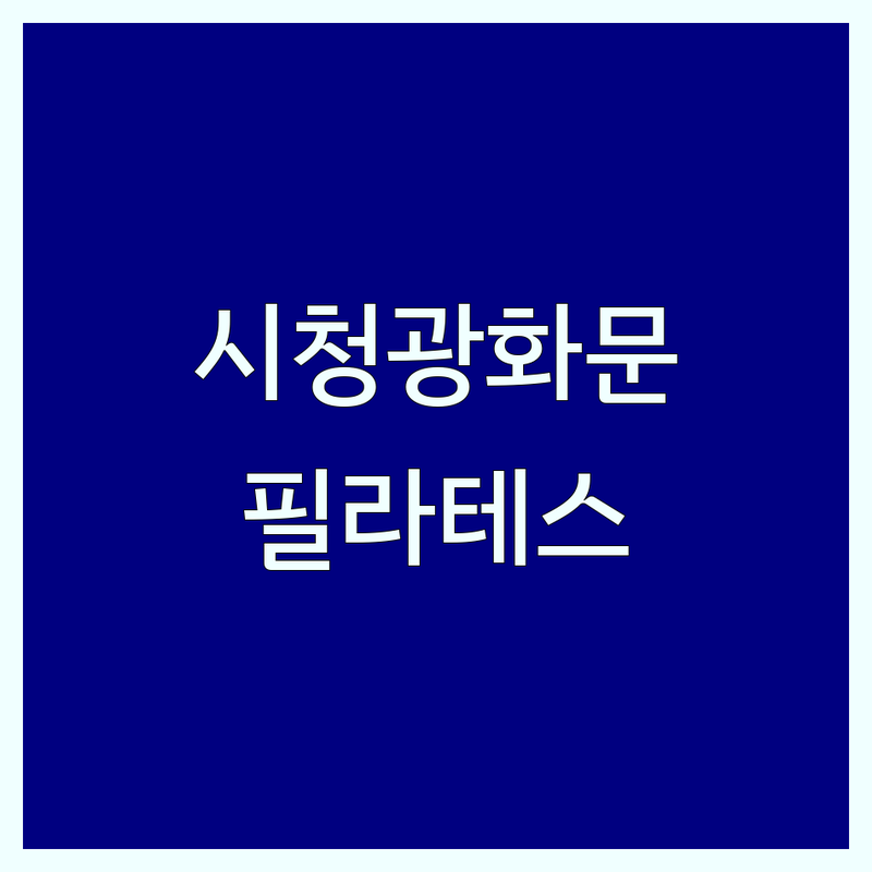 서울 시청역 광화문 필라테스 가격 | 저렴하고 잘하는 곳 추천 | EMS, 재활, 체형교정 | 솔직 후기